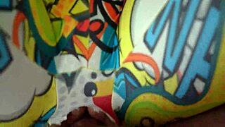 caught stepsis rubbing her wet pussy through leggings then ripped em for pounding