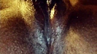 Panties Off Ebony Lovers Lick Shaved Pussy To Orgasm