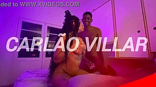 brazilian brunette chokes on monster cock group fuck