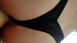 Latina Teen Whore Masturbates Hard with Huge Dildo Quarantine