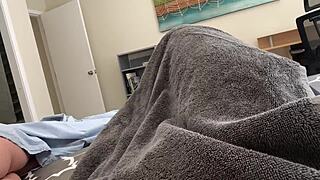 bratty stepsister jerks pov cum on tits fantasy