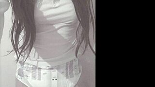 Diaper teen Kayla slides into wet lover bliss