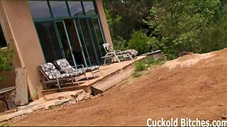 Watch Mistress Fuck Interracial Cuckold Slave POV