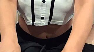 hey cheerleader why skip training to ride boss cock and swallow?