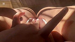 watch me spread my wet pink pussy with white thong pushed aside fingering hard