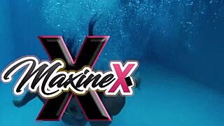 maxine blindfolds wenona in lingerie with toys