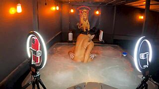 Sheena Ryder Rides Huge Cock in Steamy Hot Tub!