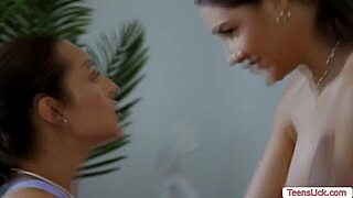 lesbian trainer seduces student with wet pussy licking and fingering