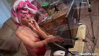 holly wellin givin' that big ass blowjob so damn hard yo...