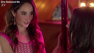 Feels so good watching cute brunette babes in lingerie kiss, lick wet pussies, and strap on for moaning lesbian orgasms.