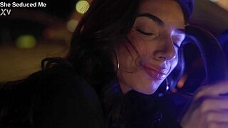 Feels so good watching cute brunette babes in lingerie kiss, lick wet pussies, and strap on for moaning lesbian orgasms.