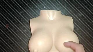 dolly begs for close-up anal creampie on desk squeezing her small tits domination slap!