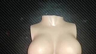 dolly begs for close-up anal creampie on desk squeezing her small tits domination slap!