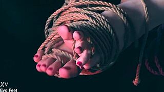 these feet only get wet from kinky bondage games huh??