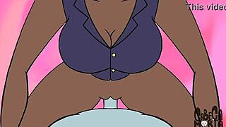 Bold clown goth sex pounds with wild intense fun nonstop