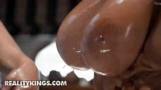 Angela white and friends ride xander's cock on boat 😏👅