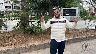 trailer shows curvy latina's pink pussy fucked rough in white bathtub by huge cock creampie