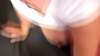 horny amateur girlfriend licks and sucks friend's throbbing cock hungrily