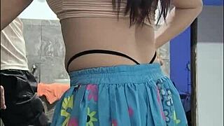 big cock fantasy: fucking stepsis after her sexy skirt tease makes me stroke hard