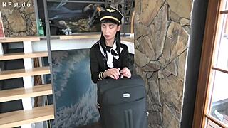 Sexy Steward Freya Dee Gaped In Hardcore Interracial Gangbang Orgy