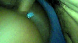 Ebony big ass takes monster cock creampie closeup wet pussy