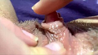 Huge Clit Pulses in Closeup Orgasm from Intense Oral Stimulation