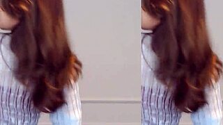 cute korean big tits babe dances sexy