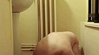 french housewife maid bound for solo dildo play and humiliation