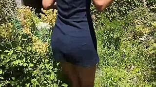 Tall Brunette Teen Goes Wild Sloppy Deepthroat Rough Public POV Ride Orgasms