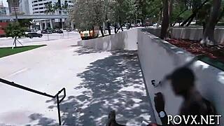 kelsi monroe takes your pov cock deep in her throat and pussy