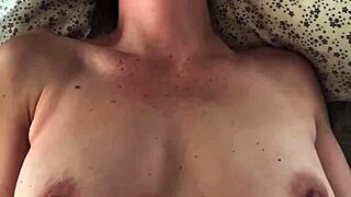 Wife Betty cums hard multiple times in real amateur masturbation vid