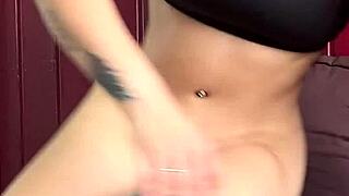 Giant Black Dildo Solo Ride Hits Real Orgasm