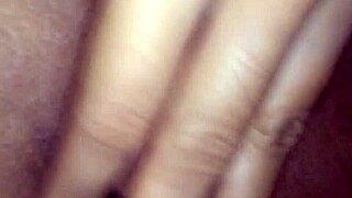 mature woman gets hairy pussy massaged to intense orgasm in oil slick room