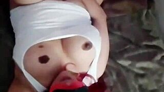 Watch this fat Latina milf finger her big ass tits then fuck hard homemade!