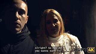 Hunt4k Blonde Bombshell Makes Rich Guy Cum In Seconds!