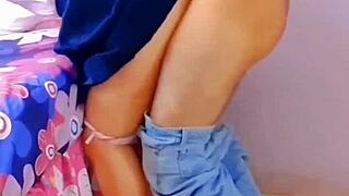 My mexican schoolgirl swallows my hot load