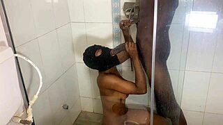 Fucked Hardcore by Monster BBC Deepthroat Blowjob in Shower Moans Alert Horny Neighbors