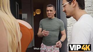 vip4k bimbo gets banged by old daddy and friends