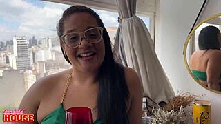 new girlfriend already cucks boyfriend with huge cock doggystyle creampie moaning loud