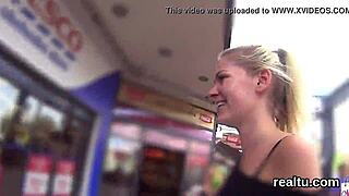 glamorous czech teen seduced stripped fucked pov supermarket