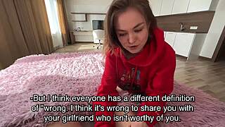 Stepsis Teases Daddy's Cock Till Her Pussy Creams Hard