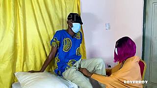 a horny female doctor rides patient's cock on hospital desk homemade