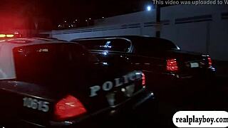 I can't believe I messed up with these luscious babes in a foursome in the jailcell, their natural tits bouncing everywhere.