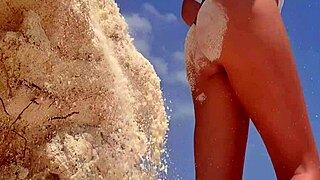 Extreme Slut Plays with Wet Pussy Outdoors