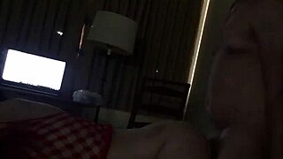 Wife fucks husband hard.