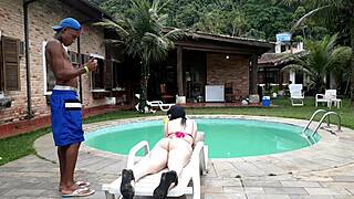 i got my pink pussy latina teen with big interracial cock