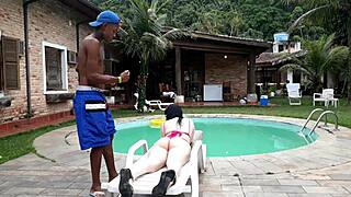 i got my pink pussy latina teen with big interracial cock