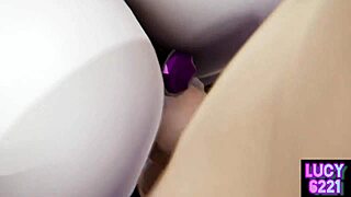 Young Girl with Big Tits Gets Fingered and Assfucked by Monster Cock