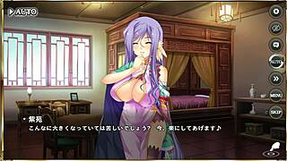 ero scene from makoi koi musou tenka touitsu den featuring huang zhong the hero