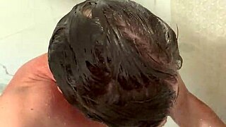 relaxing in the shower, getting all wet and soapy 😊💦